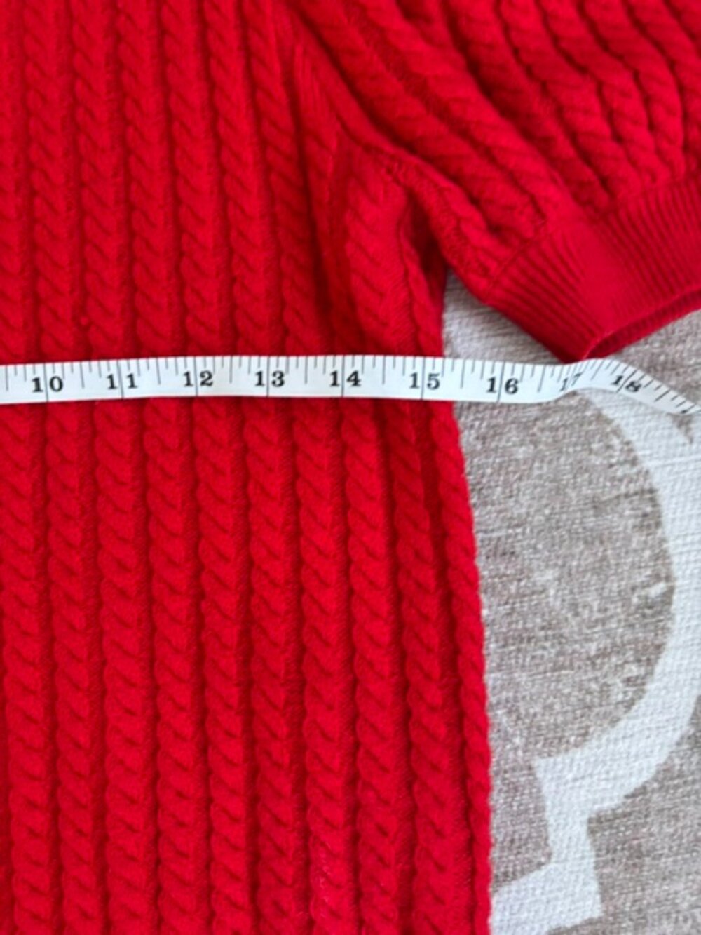 Alice + Olivia Chase Cable-Knit Puff-Sleeve Sweater - Size S - Picture 13 of 14